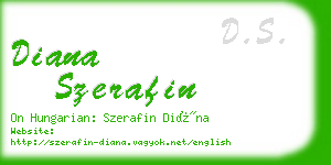 diana szerafin business card